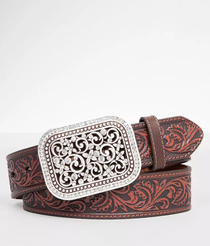 Embossed Leather Belt | Buckle