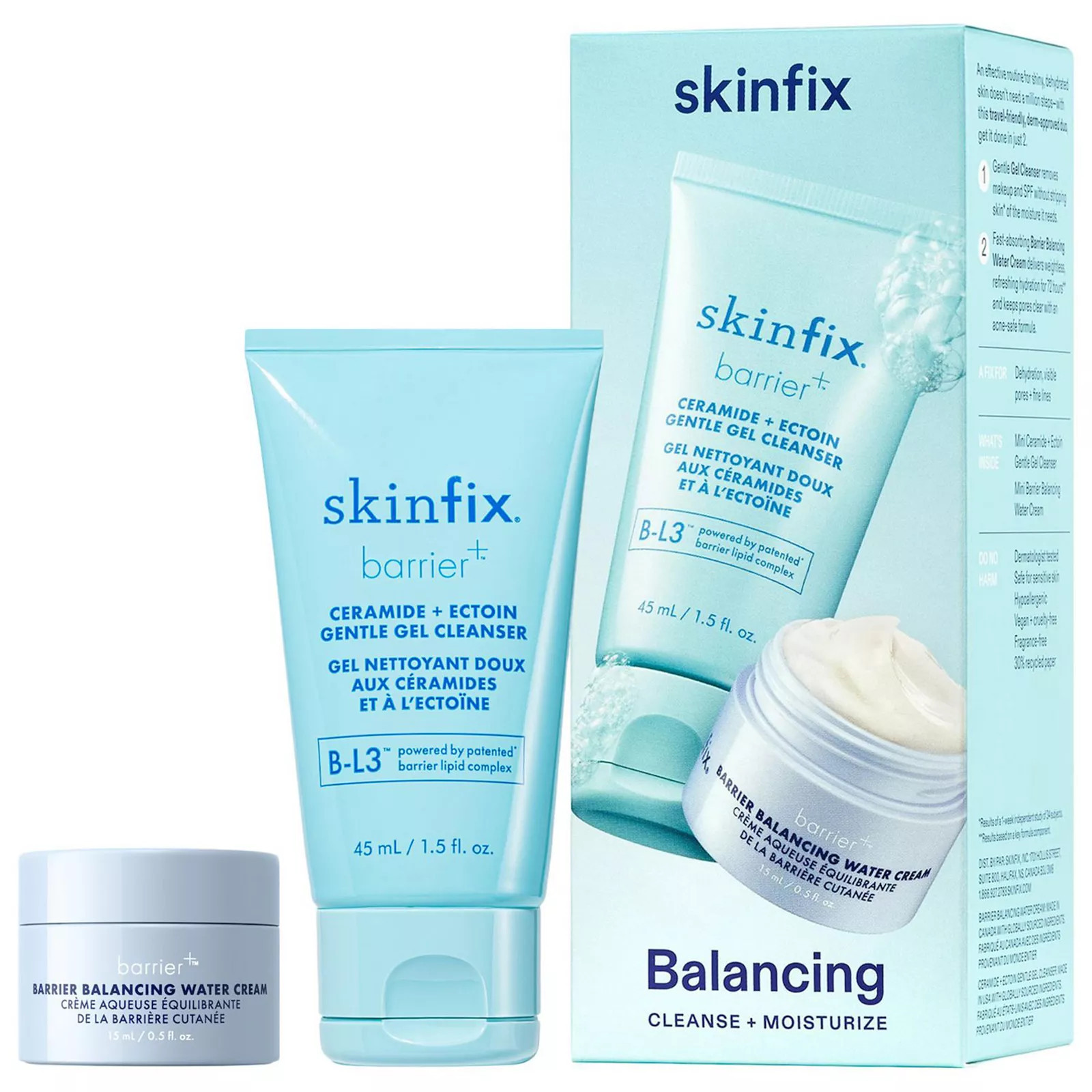 Skinfix Balancing Cleanse + Moisturize Skin Set, Size: 4 FL Oz, None | Kohl's