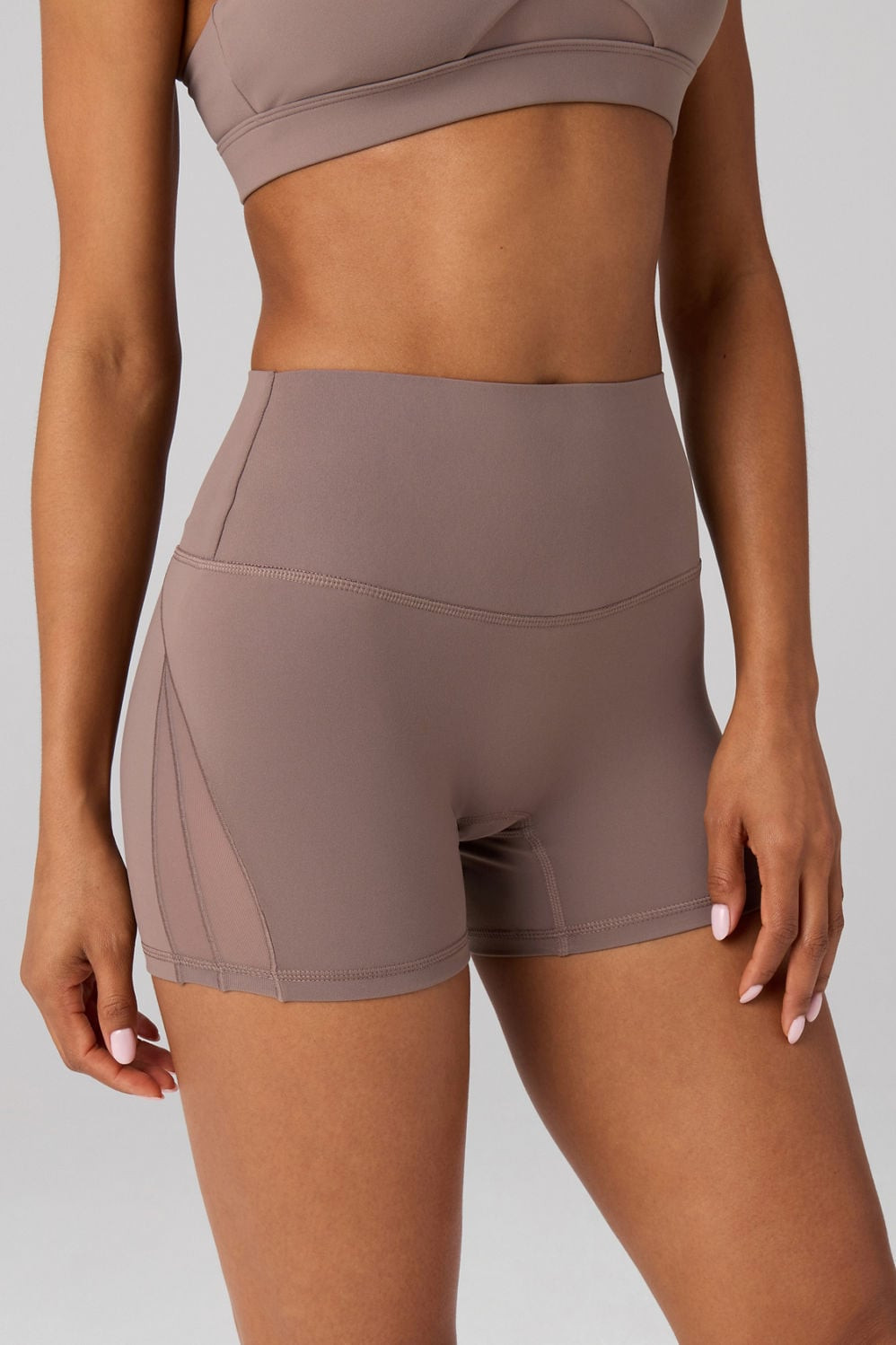 The No-Seam PureLuxe TLC Mesh Short 4" | Fabletics
