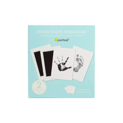 Pearhead Clean-Touch Ink Pad Kit - 2pk: Ink Pads, 7" Height, 6.5" Width, 0.01" Depth | Target