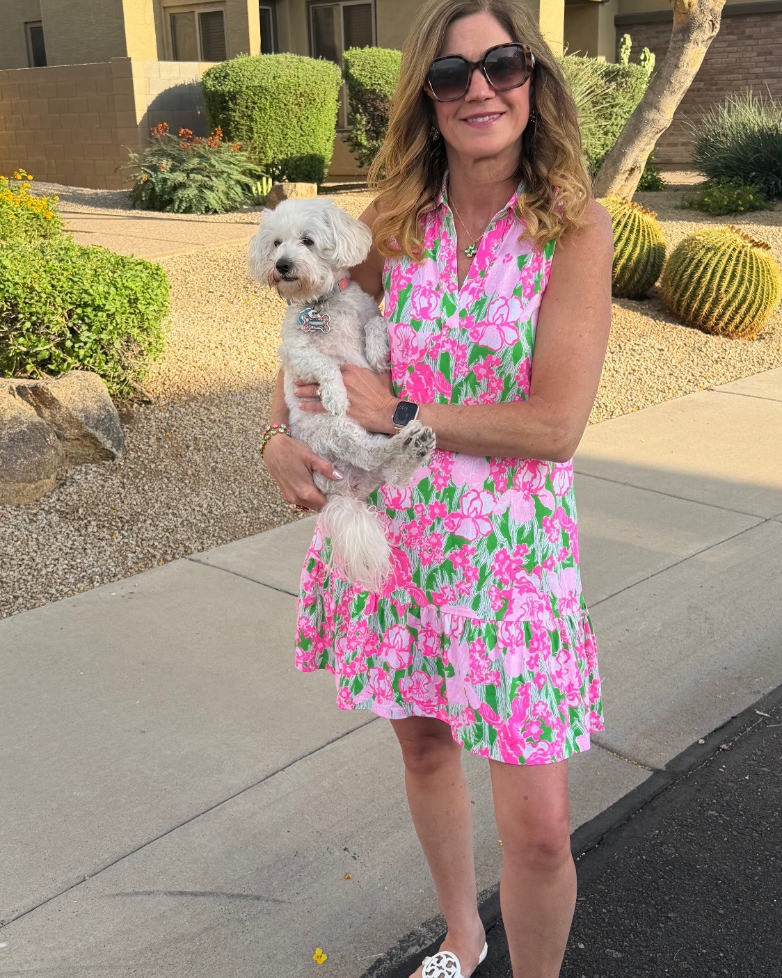 Spring Dress 

The easiest spring dress 💕

Such a great throw on and go piece for spring and summer—super comfortable and easy to style ✨

This set also has a Mommy & Me match too! 

Wearing XS

All jewelry is from thesparkledshell.com 
Use my code:lillylover10 

spring dresses 
summer outfits
vacationoutfitsbeach
easy spring outfit
throw on and go outfit
casual spring dress
pink and green outfit
resort wear outfit
Mommy & me outfits 
vacation outfit idea
everyday summer outfit
colorful spring fashion
effortless style over 40
spring outfits 2026 

#springoutfit #springstyle #summeroutfit #casualstyle #everydaystyle #lillypulitzer #over40style #over40fashion #springdress #easystyle #momstyle


#LTKSeasonal #LTKBeauty #LTKOver40