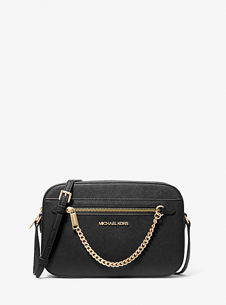 Jet Set Large Saffiano Leather Crossbody Bag | Michael Kors US