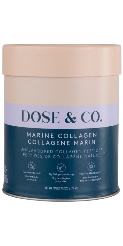 Dose & Co Pure Marine Collagen Peptide Powder Unflavoured | Well.ca