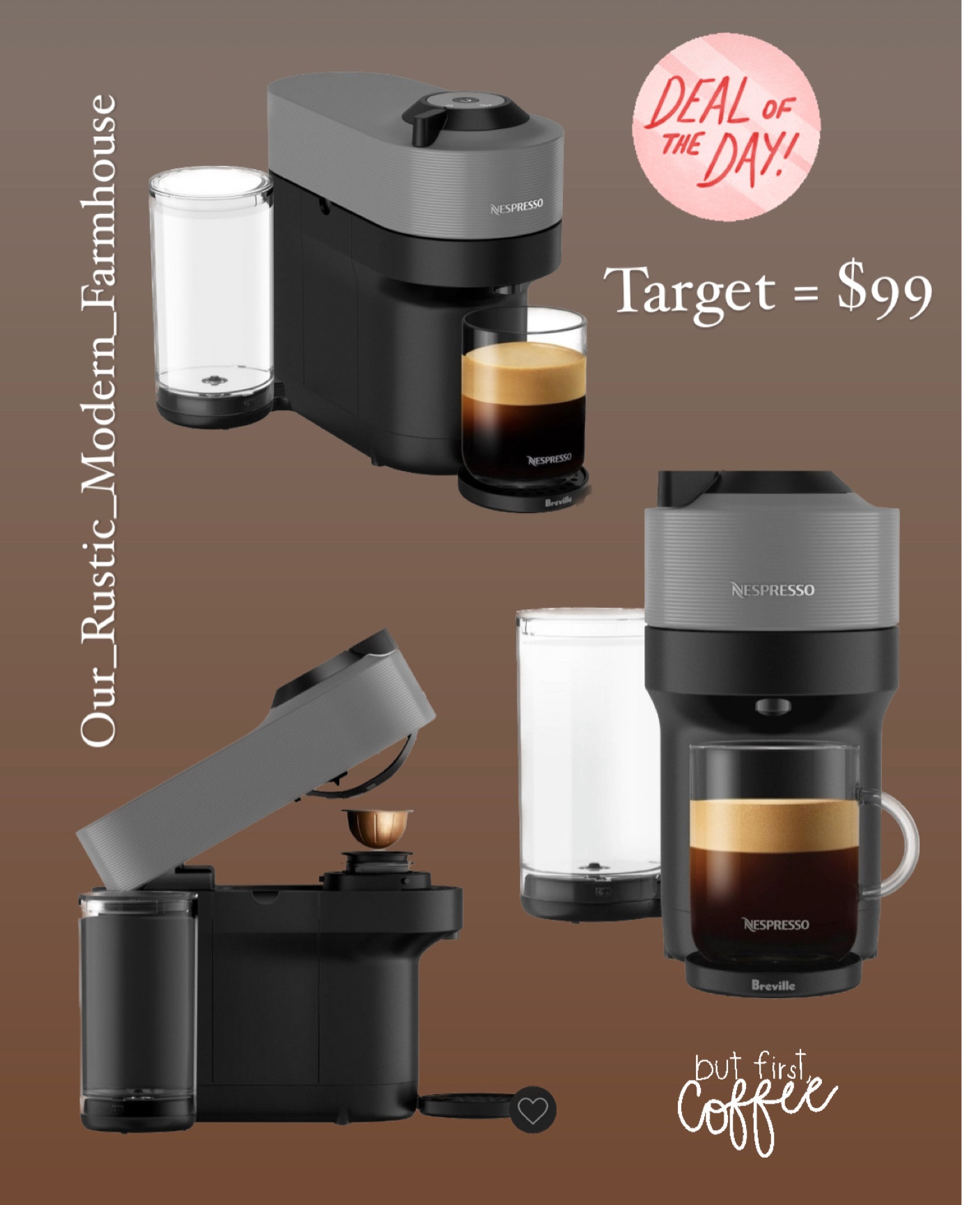 Deal of the day.  Nespresso $99 and addition 5% off with your Red Card  

#LTKGiftGuide #LTKhome #LTKfindsunder100