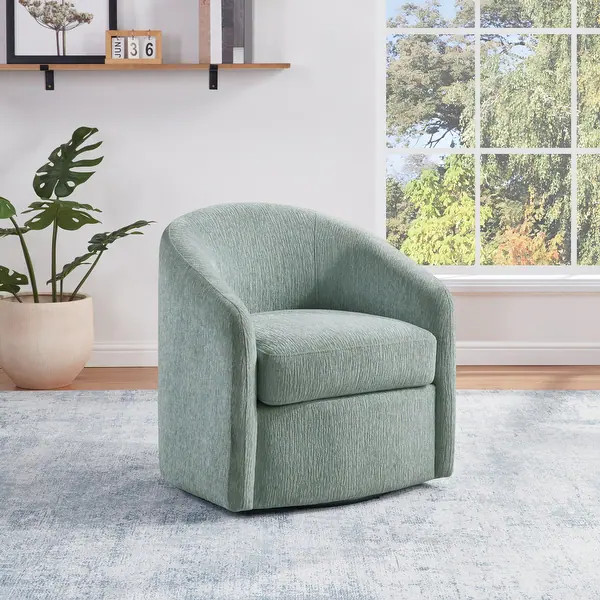 Bella Swivel Chair - Green Mist | Bed Bath & Beyond
