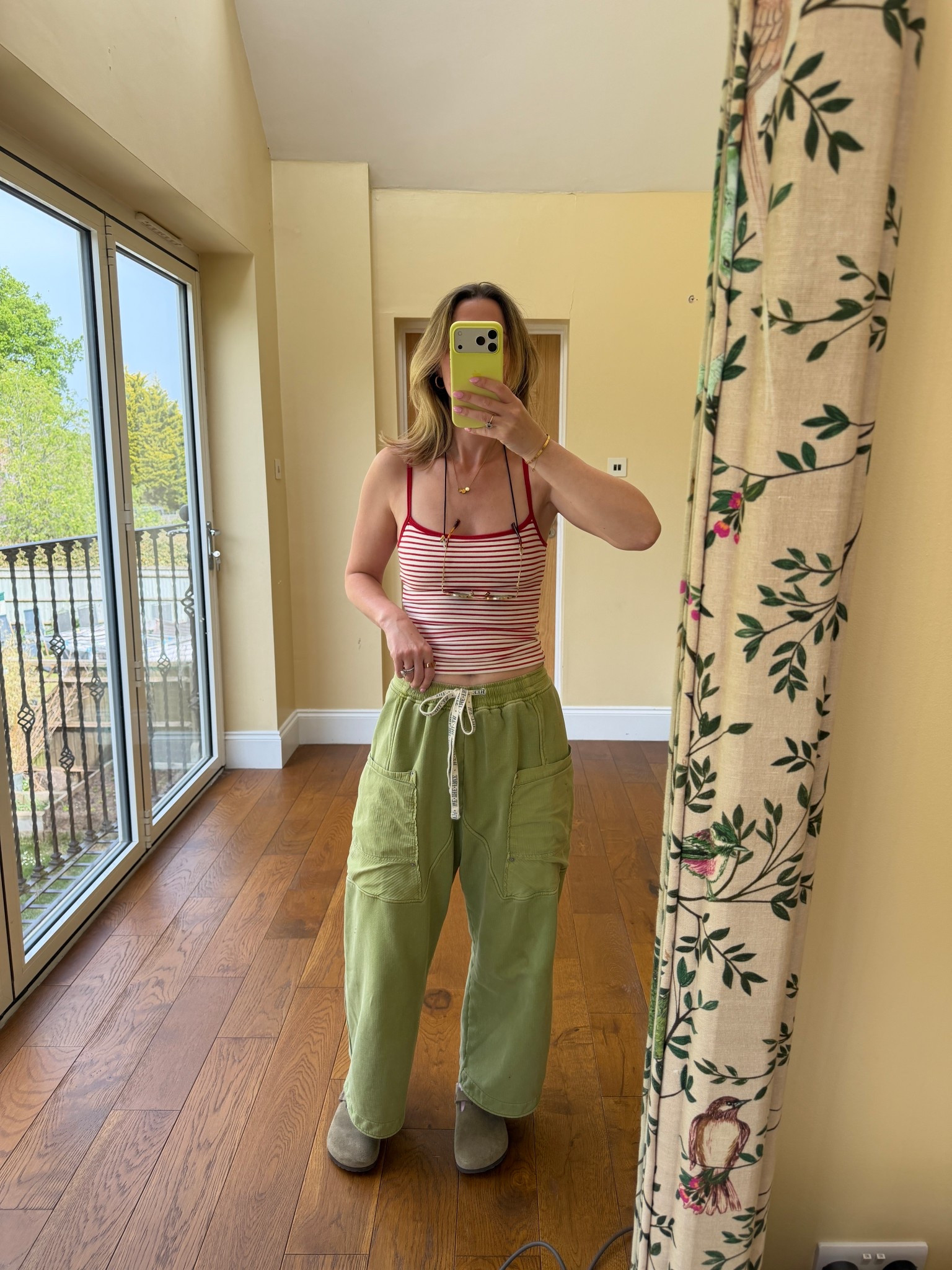 Housework outfit today. No makeup. 
Love love this bra free tank - small 

Traccies - medium (size down) - I also have them in the beige colour

Sunglasses are Miu Miu but Iv linked som similar as well. 

Birkenstocks are literally EVERYTHING in summer. I don’t wear these clogs as much, I prefer the sandals personally for long days. So if you are between the two, get the sandals instead. 

Happy spring colourful dressing always. 


#LTKuk #LTKsummer #LTKspring
