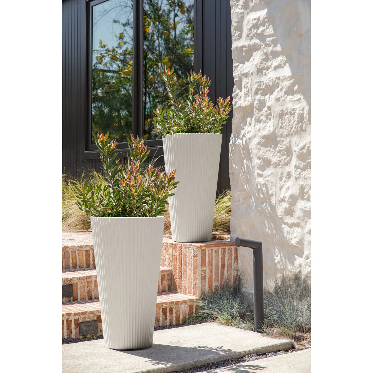 Demi 26.25" H Plastic-Stone Indoor / Outdoor Planter | Wayfair North America