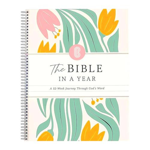 The Bible Study Guide: The Bible in a Year - 52-Week Study Spiral Bound for Women, A5 & A4 Size Options, Yearlong Devotional Notebook (A5) | Amazon (US)