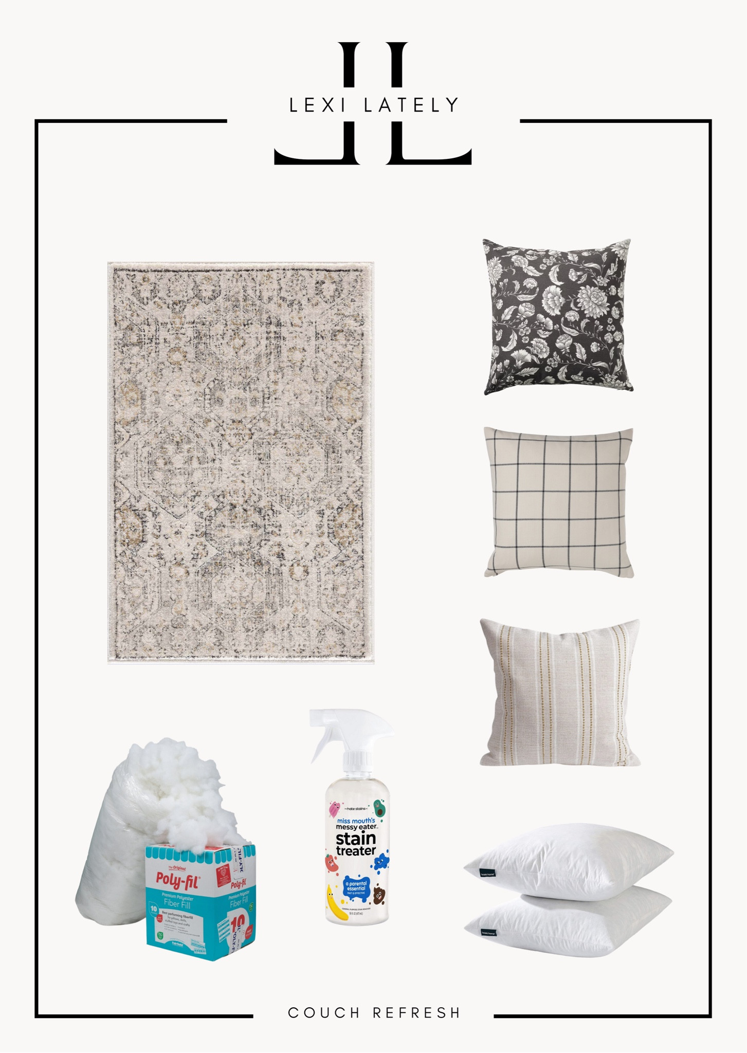 Spring Refresh: Couch Edition

I used Poly-Fil to restuff, refluff and revive my frumpy couch cushions…it worked like a charm!

I’ve linked everything here that I used as well as what’s on my couch and in my living room 😊

#ltkhome #amazonfind #walmartfind #homedecor #affordablehomedecor

#LTKsalealert #LTKhome #LTKfindsunder50