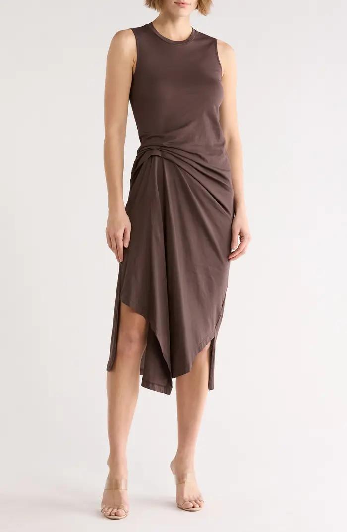 Rivi Draped Midi Dress | Nordstrom Rack