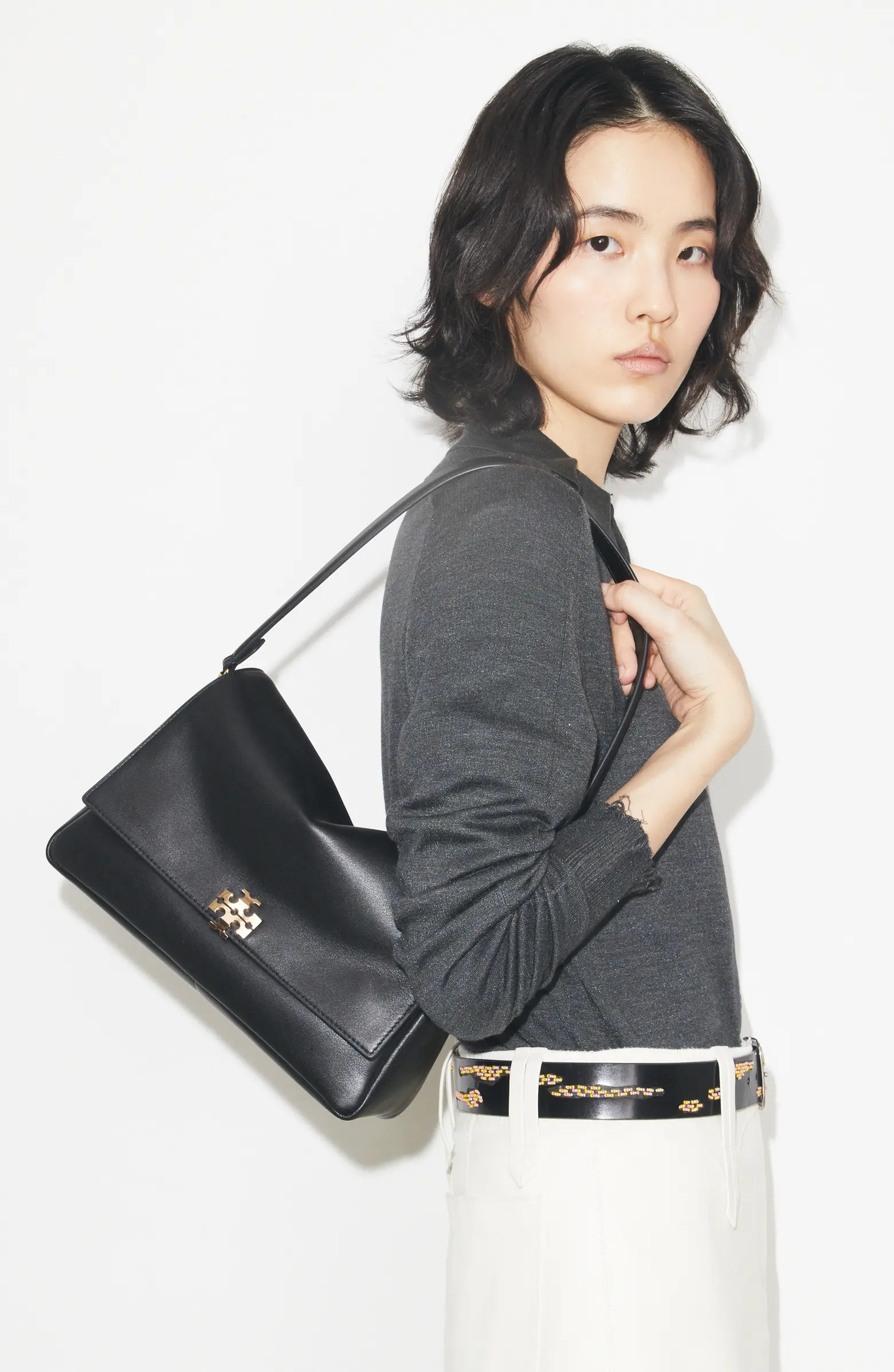 Charlie Leather Shoulder Bag | Nordstrom