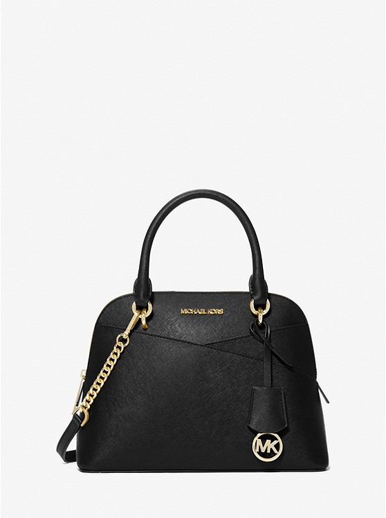 Jet Set Travel Medium Saffiano Leather Dome Satchel | Michael Kors US
