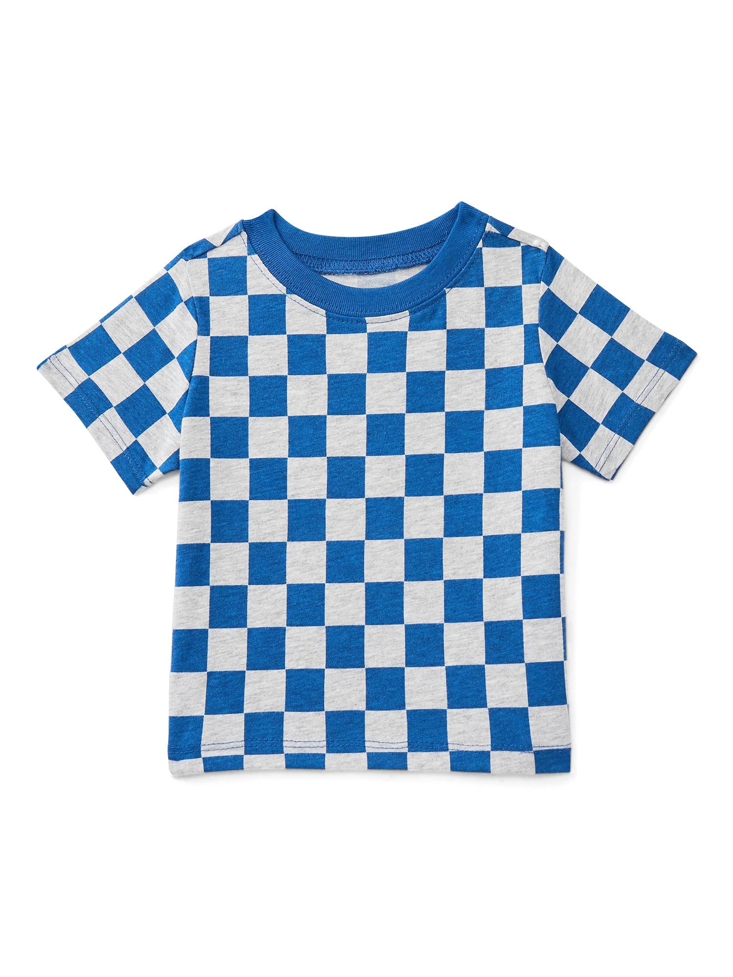 Wonder Nation Baby Boys Crewneck Tee with Short Sleeves, Sizes 0/3M-24M | Walmart (US)