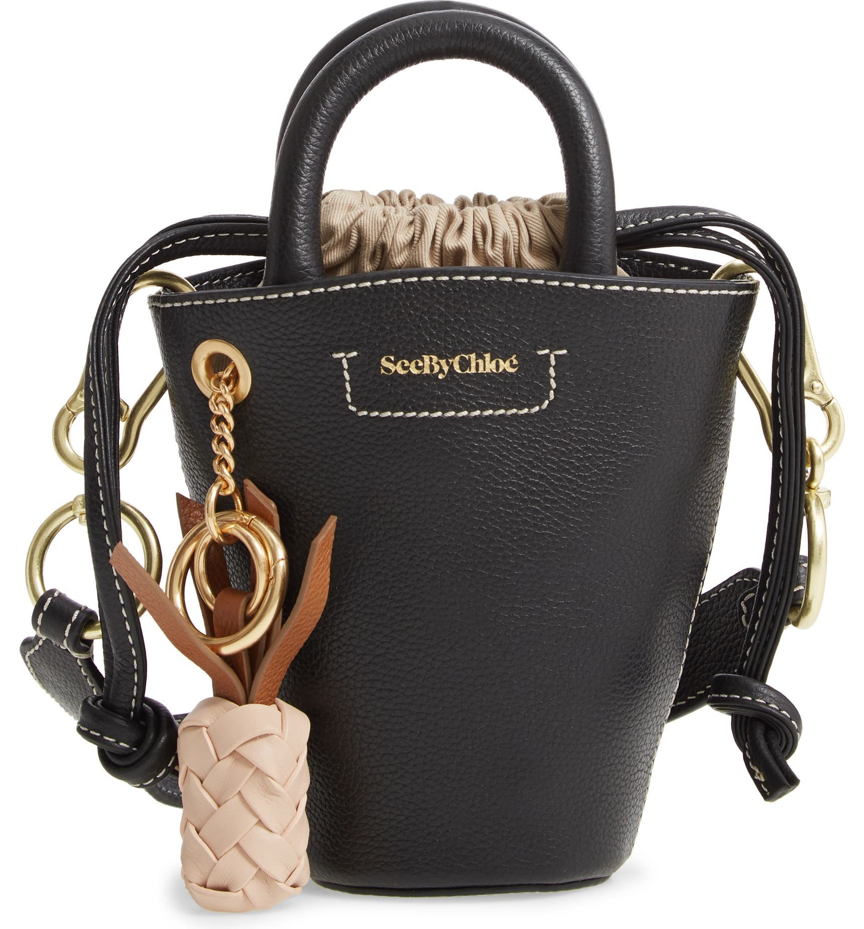 Mini Leather Bucket Bag | Nordstrom