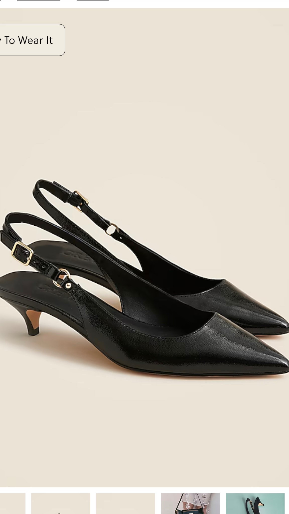 Sling back kitten heels! 

#LTKParties #LTKShoeCrush #LTKStyleTip