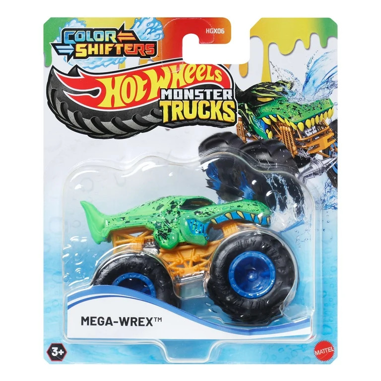 Hot Wheels Monster Trucks 1:64 Color Shifters, 1 Toy Truck Changes Colors in Water (Styles May Va... | Walmart (US)
