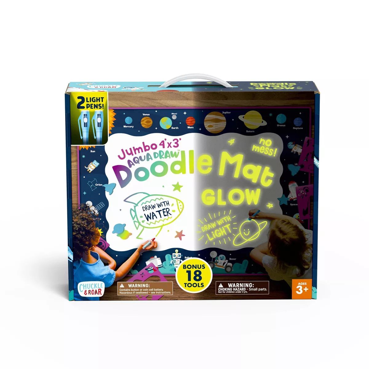 Chuckle & Roar Aqua Draw Doodle Mat Glow | Target