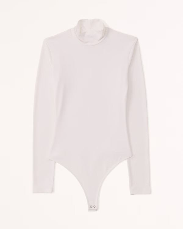 Long-Sleeve Mockneck Bodysuit | Abercrombie & Fitch (US)