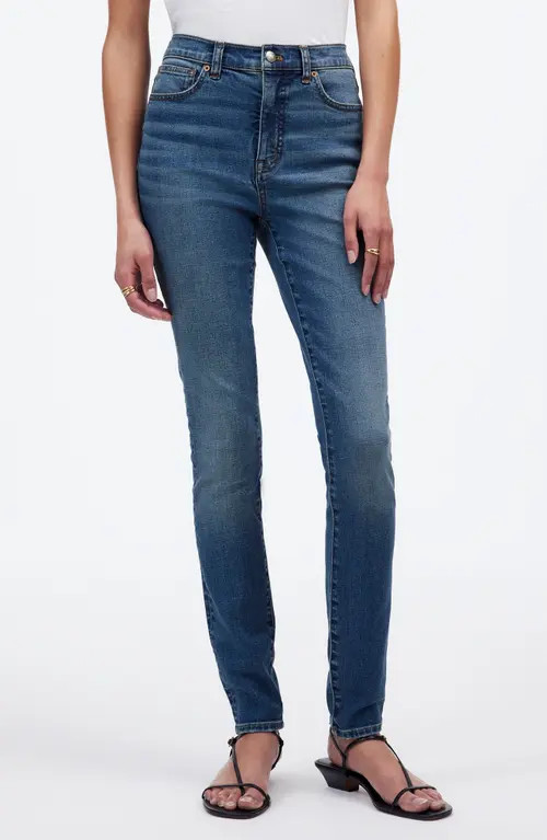 Madewell High Waist Skinny Jeans in Roz Wash at Nordstrom, Size 33 | Nordstrom