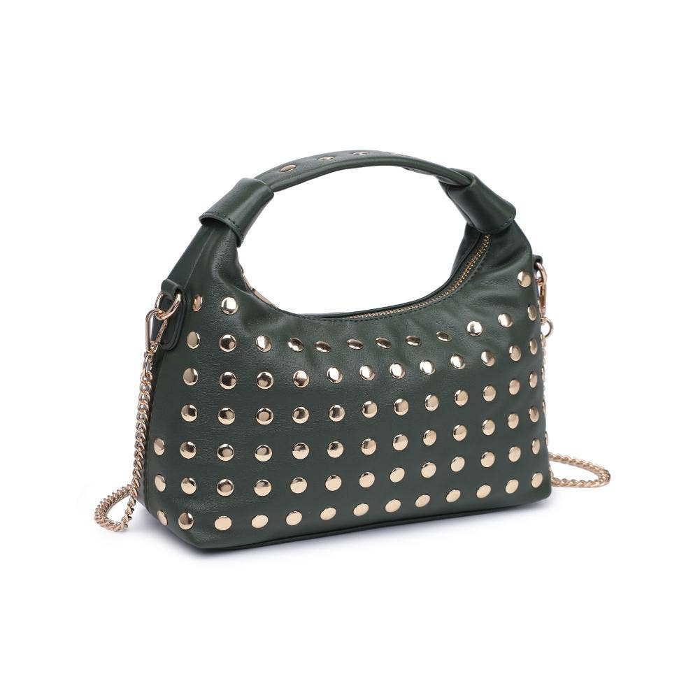 Beckette Studded Crossbody - Forest | Triple Threads