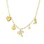 Chunky Gold Charm Necklace for Women White Pearl Choker Necklace Head Portrait Square Pendant Nec... | Amazon (US)