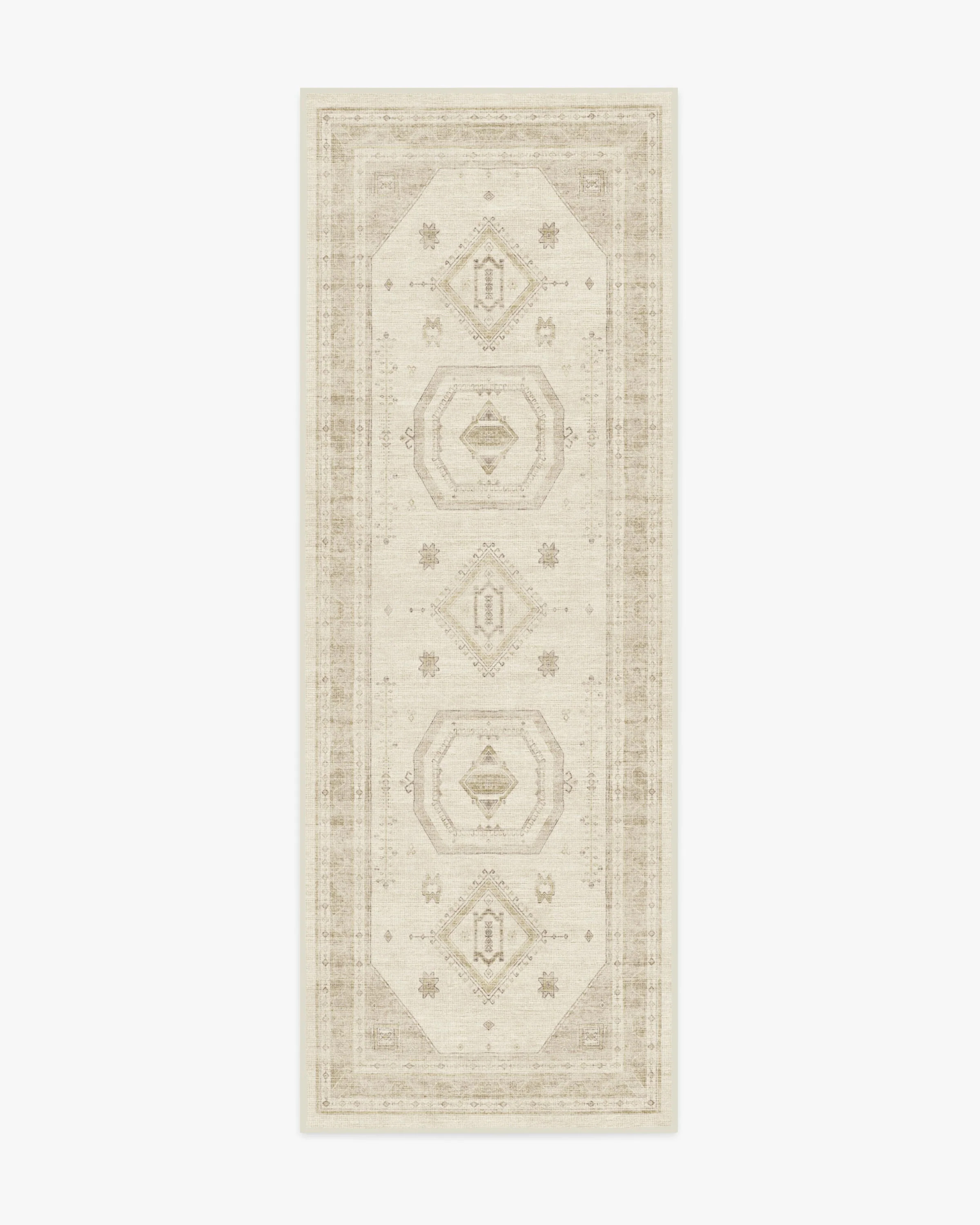 Shira Ivory & Natural Rug | Ruggable US | Ruggable