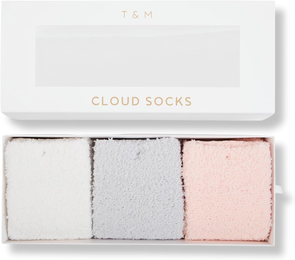 Unboxme Gifts Warm & Cozy Ultra-Luxe Cloud Sock for Women & Men - Super Soft Luxurious Fabric Sle... | Amazon (US)