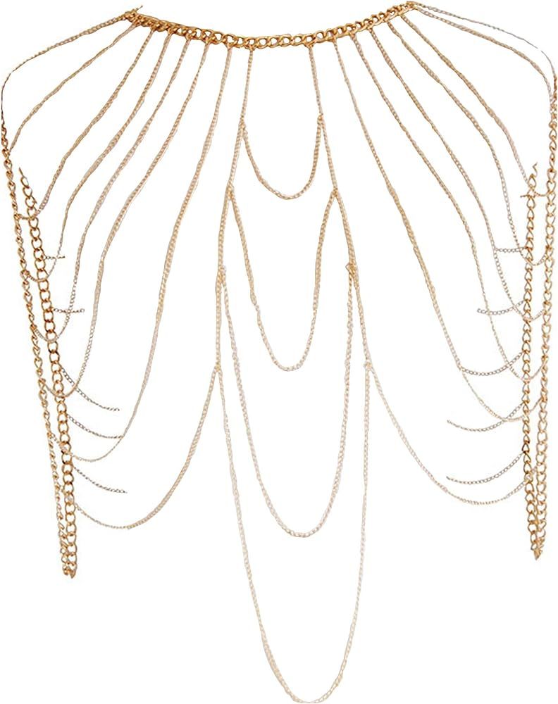 Connie Cloris Women's Sexy Suit Body Chain | Amazon (US)