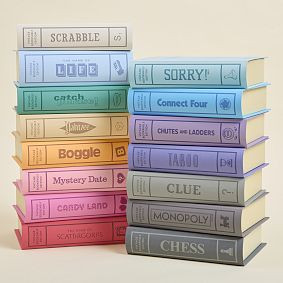 Vintage Bookshelf Board Game Collection - Set of 15 | Pottery Barn Teen