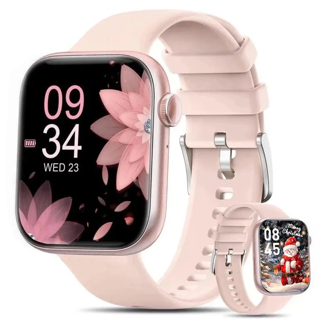 Mingdaln 2024 New 1.85-inch Men Women's Smartwatch with Answer/Make Calls/100 Sports Modes/Messag... | Walmart (US)