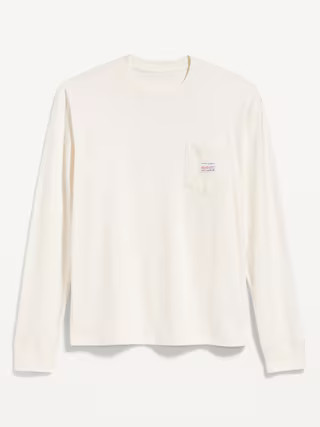 Heavyweight Long-Sleeve Logo-Graphic T-Shirt | Old Navy (US)