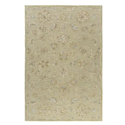 Traditional Floral Hand-Tufted Wool Indoor Area Rug | Wayfair North America