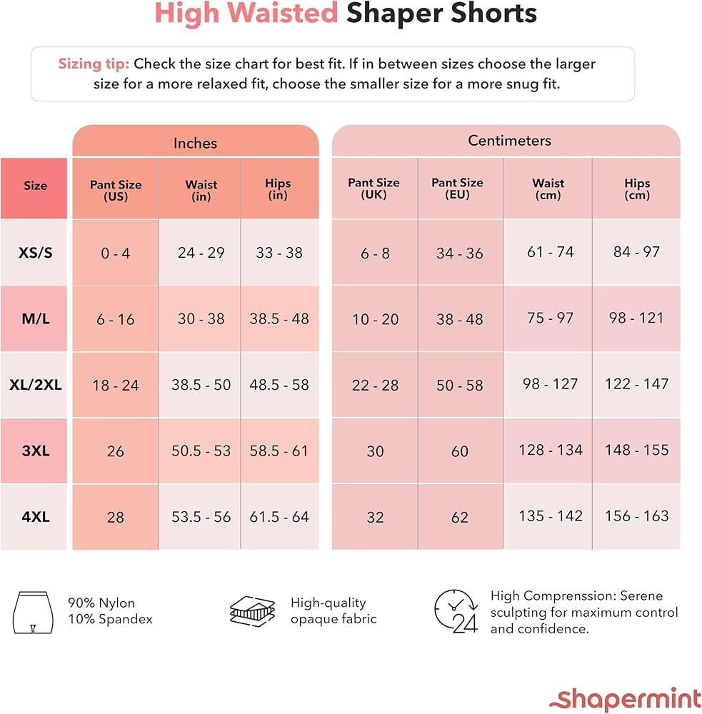 SHAPERMINT High Waisted Body Shaper Shorts Shapewear for Women Tummy Control Thigh Slimming Techn... | Amazon (US)
