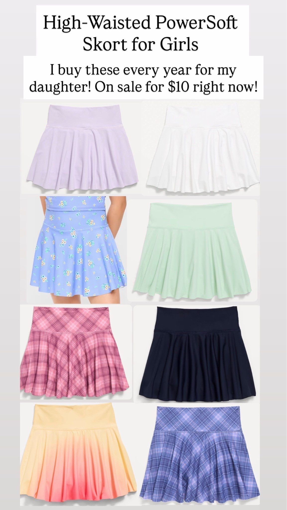 High-Waisted PowerSoft Skort for Girls are on sale!!

#LTKKids #LTKSaleAlert
