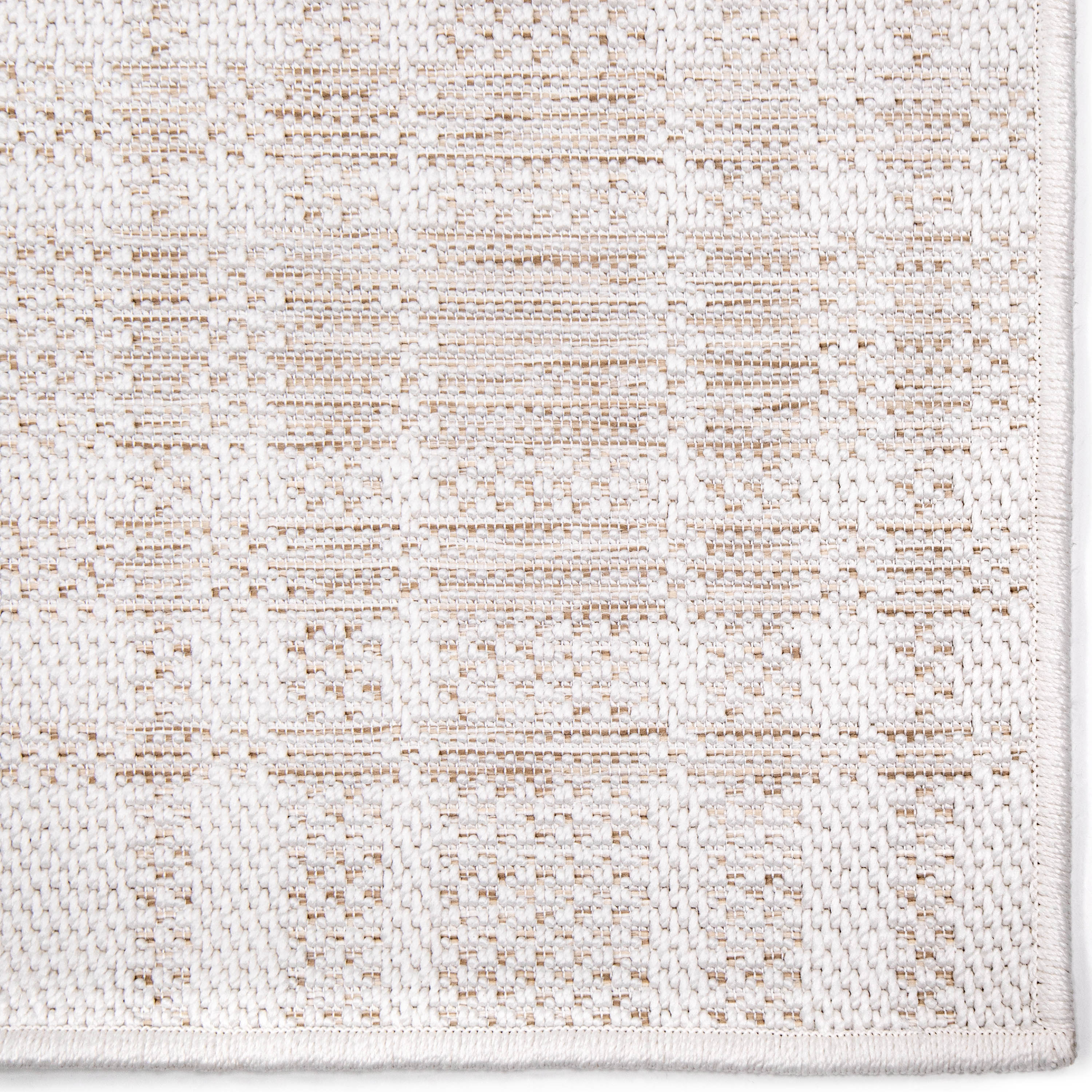 My Texas House Hampshire Plaid 8 X 10 Driftwood Reversible Outdoor Rug | Walmart (US)