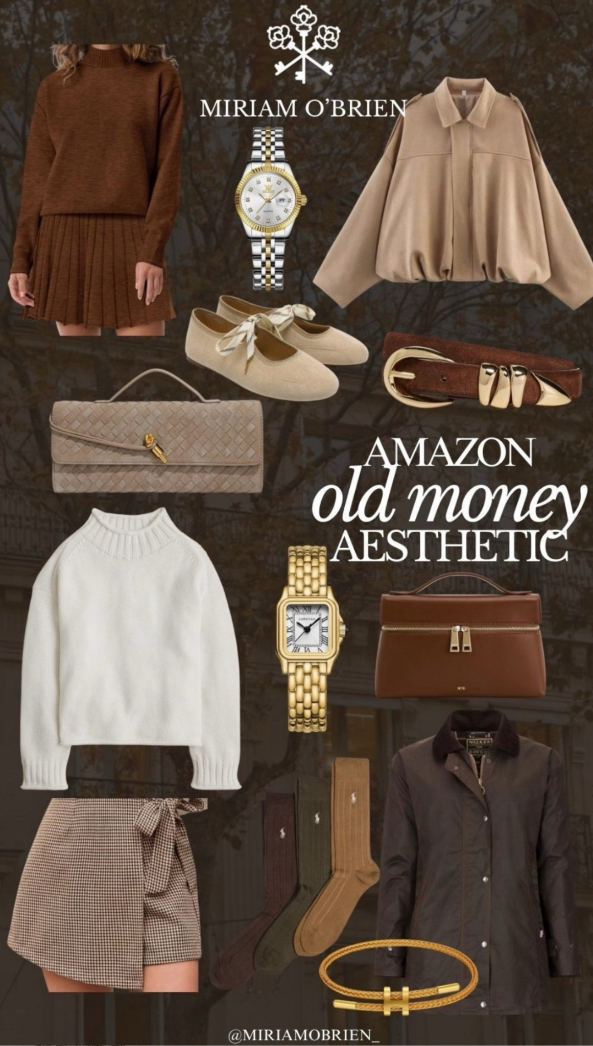 Elevate your look with timeless and elegant fashion pieces. Check them out!

Follow me at @miriamobrien_ on IG and TikTok! 

#AmazonFashion #AmazonFallFashion #AmazonFinds #AmazonOldMoney

#LTKStyleTip #LTKSeasonal #LTKOver40

#LTKSeasonal #LTKStyleTip #LTKGiftGuide

#LTKGiftGuide #LTKOver40 #LTKHoliday