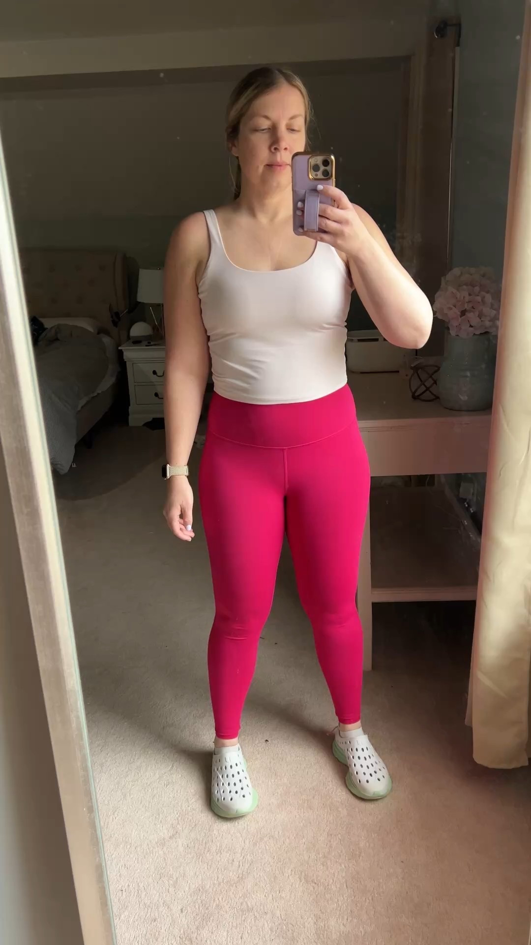 This tank top with built in bra from Target activewear is so good! I'm wearing a large but should've gotten a medium. I like the length of it because it's not super cropped- just enough that it hits the top of my leggings. I'll link my other activewear bra that I have 5 in different colors and wear it to work out daily. 

#LTKActive #LTKootd #LTKfitnessgoals