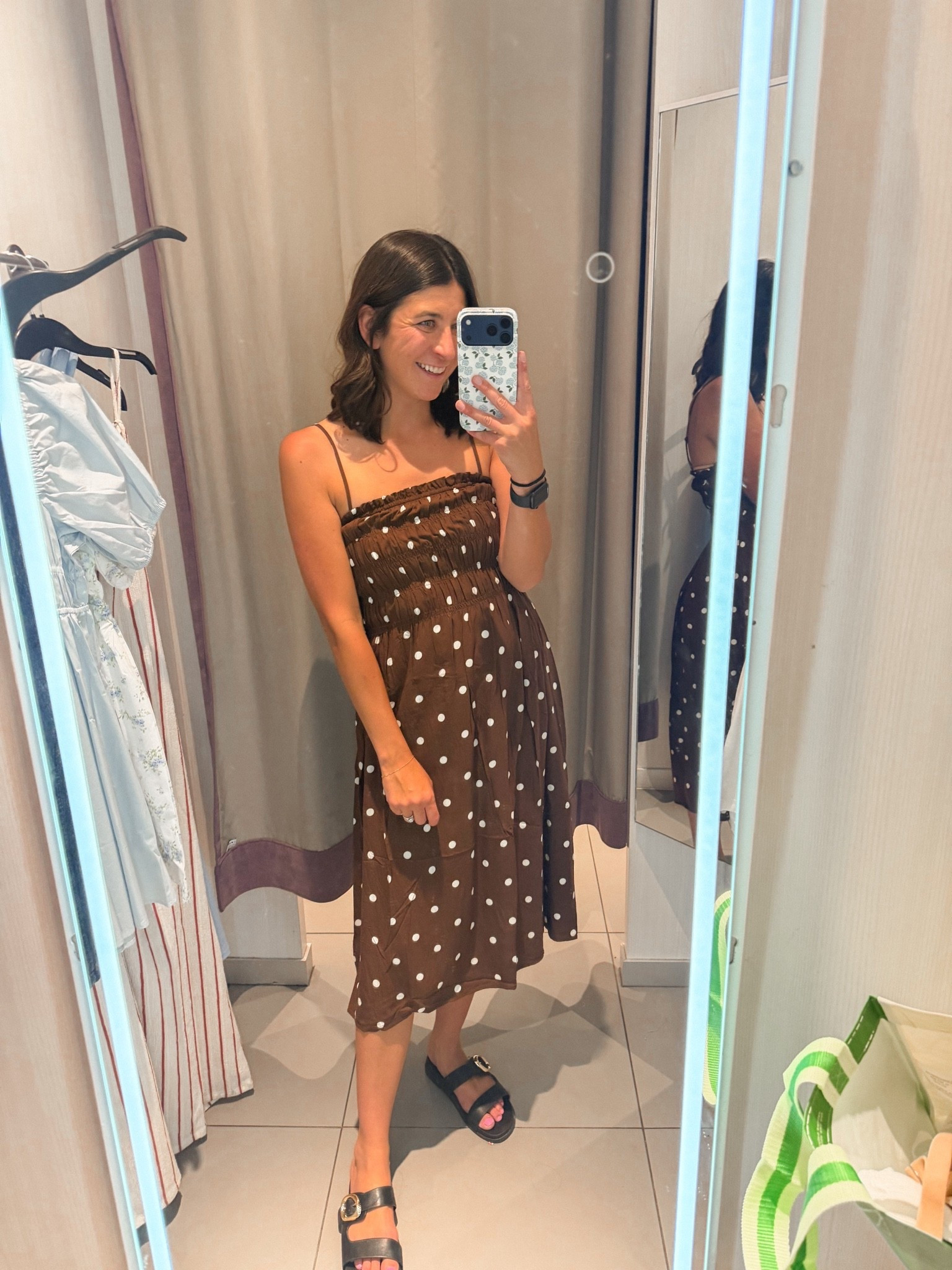 Polka dot dress. Hm dress. Summer dress.  Vacation outfit.

#LTKootd #LTKTravel #LTKSeasonal