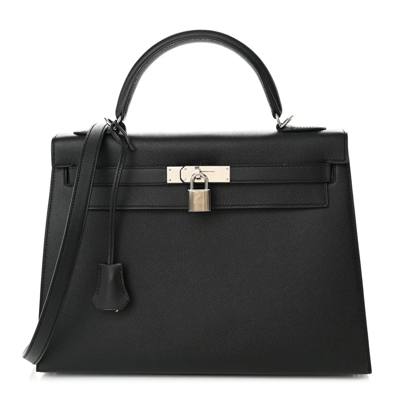 Epsom Kelly Sellier 32 Black | FASHIONPHILE (US)