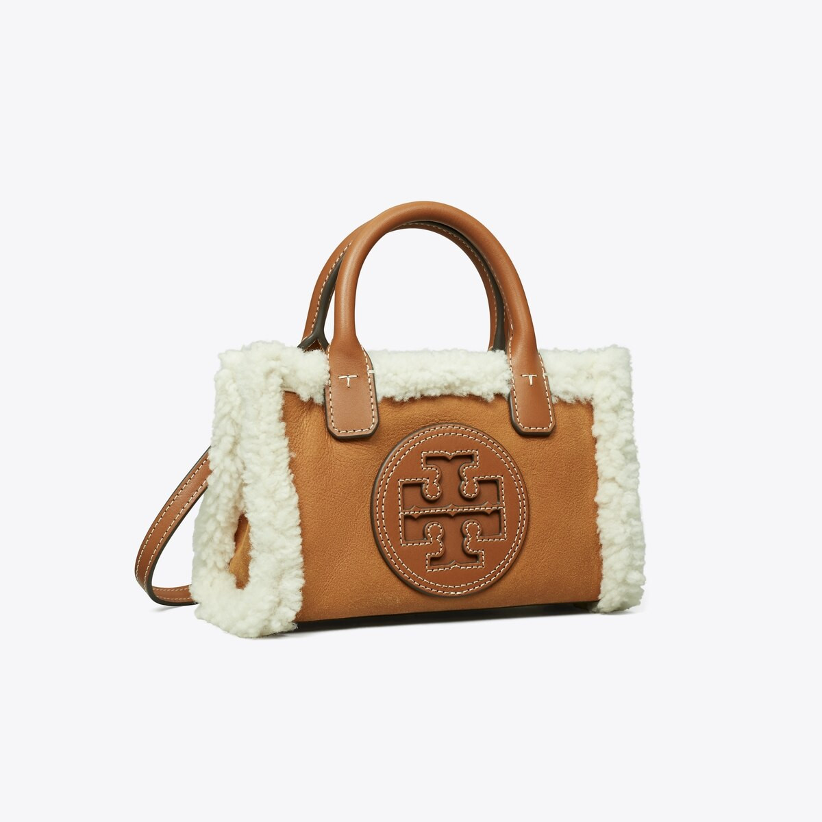 MINI ELLA SHEARLING TOTE | Tory Burch (US)