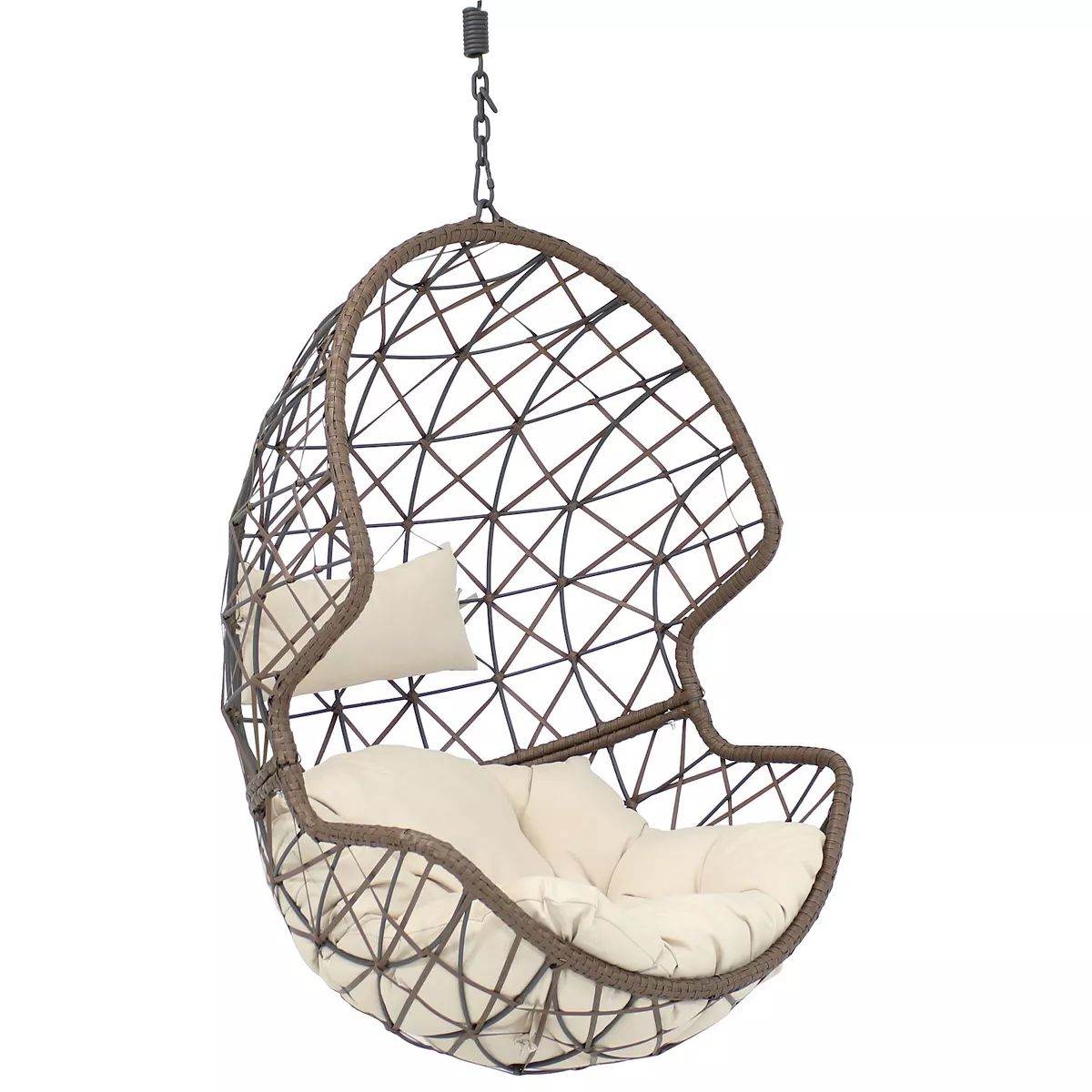 Sunnydaze Danielle Hanging Egg Chair - Resin Wicker | Kohl's