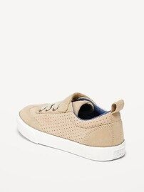 Unisex Perforated Faux-Suede Sneakers for Toddler | Old Navy (US)