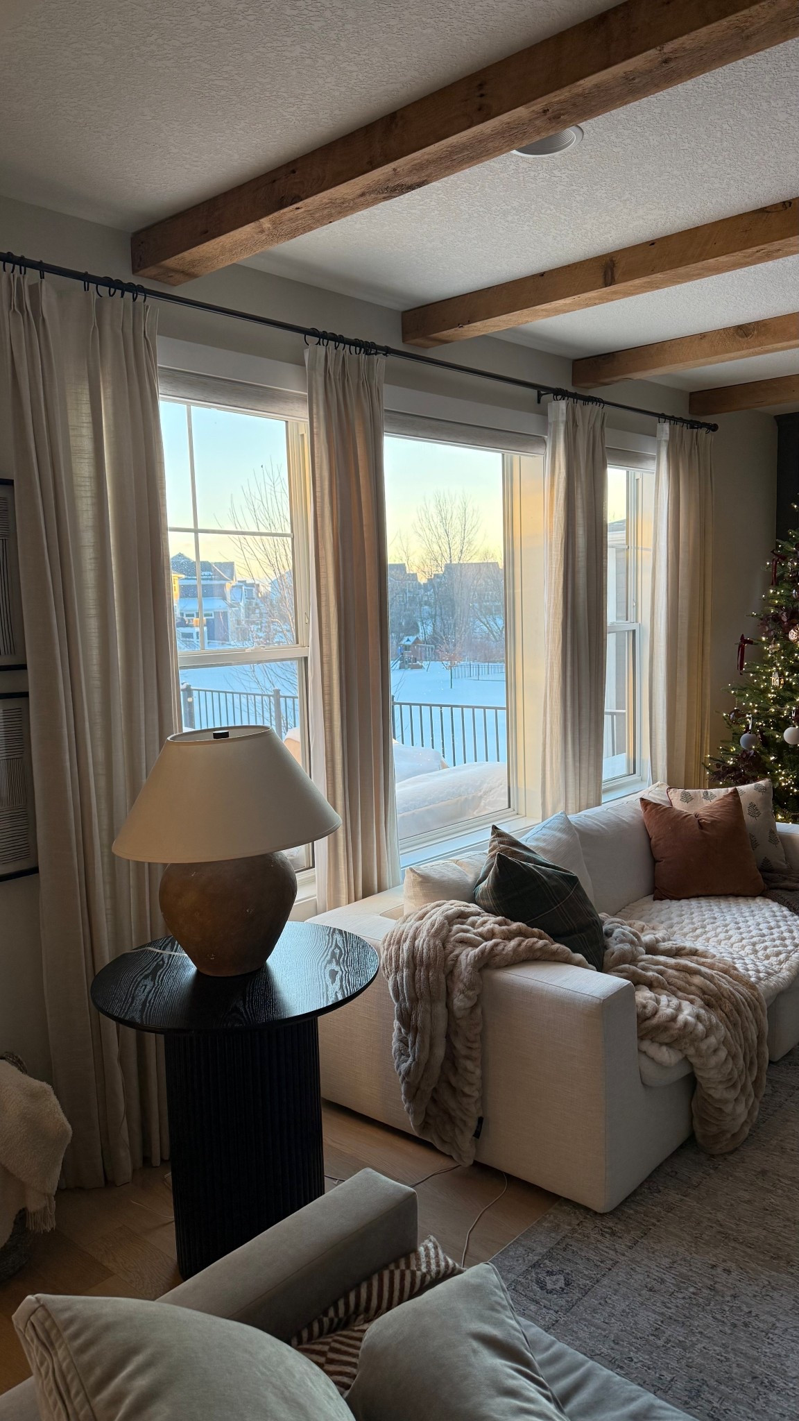 28% off + free shipping on our custom curtains!! Code: SELECT

Color: ivory beige
Pinch pleat 
Privacy liner
Memory trained
44"x90”

#LTKSaleAlert #LTKHome #LTKCyberWeek