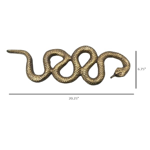 Metal Gold Snake, 20" | At Home