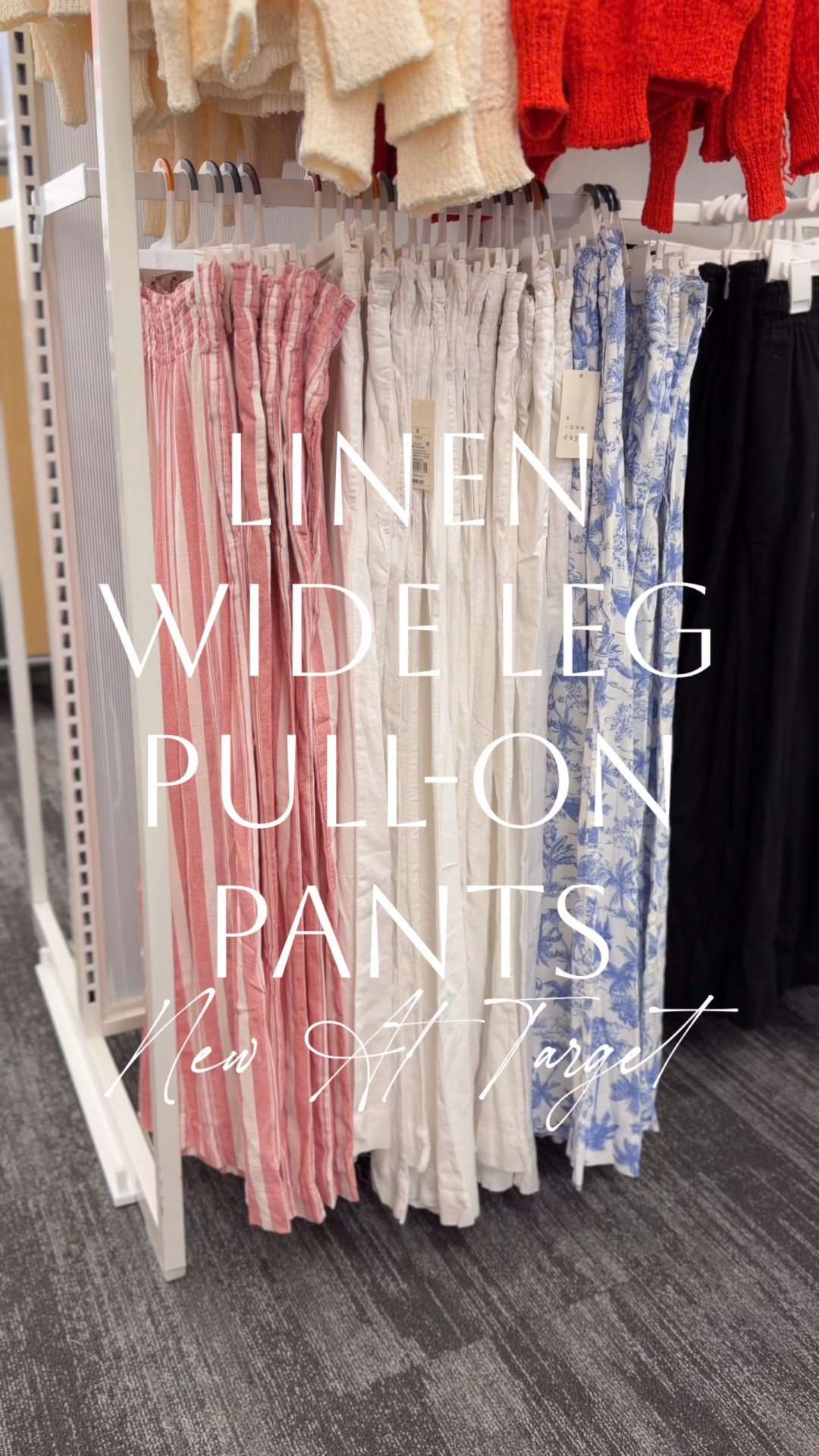 NEW linen wide leg pull-on pants // Target new arrivals that will get you excited for spring! We have been home all week due to the snow and negative temperates, so sharing these pants brings me joy thinking of the sun!☀️ Love the prints, the elastic waist, and the pockets! So versatile- dress them up for a date night or church or dress them down for the beach or pool! Which Target pants are your fave?👇🏻

#targetstyle #targetfinds #newarrivals #resortwear #newattarget 
Comfy pants, everyday pants, vacation outfit, pants for vacation, travel outfit, pants for the beach, easy pants, lightweight pants 

#LTKootd #LTKTravel #LTKSeasonal