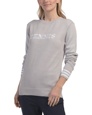 Tennis Sweater For Women, Acrylic | TJ Maxx