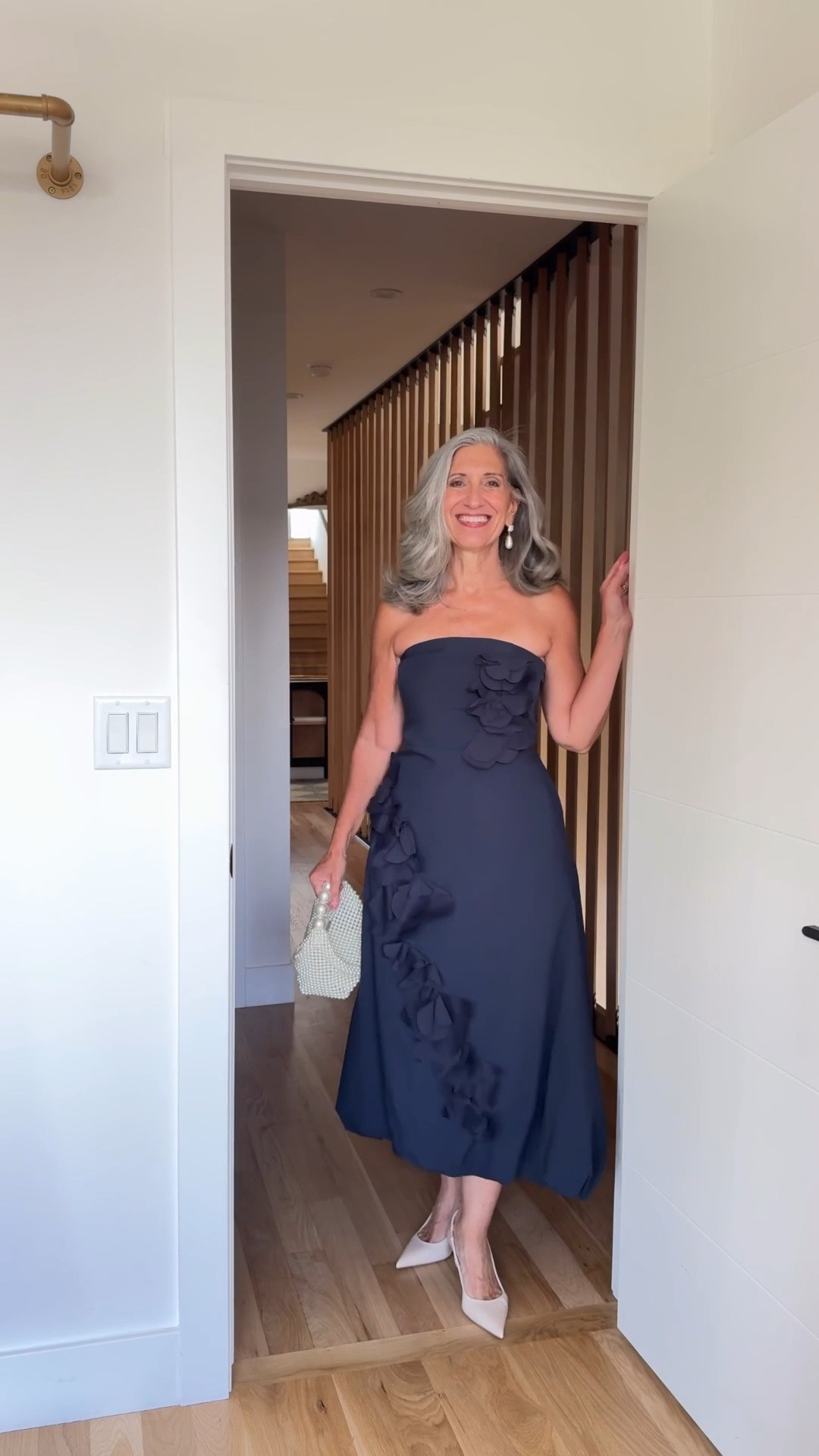 🌿 Mother of the Bride and Mother of the Groom

This navy strapless gown has sculptural 3D floral applique cascading along the hip that creates a striking focal point while the column silhouette holds and elongates beautifully all evening long.

Save this for your next invitation. 

Share it with a friend who's shopping. 💌

Sizing | 5'4½" | 133 | medium or 6

Wedding Guest Dress | Fashion over 50 | Mother of the Bride | Mother of the Groom | Black Tie | Formal Gown | Summer Wedding | Dresses to Hide Belly | Special Occasion

#LTKSeasonal #LTKOver40 #LTKWedding