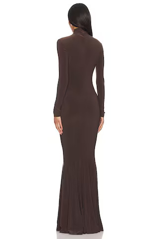 x REVOLVE Fishtail Gown in Chocolate | Revolve Clothing (Global)