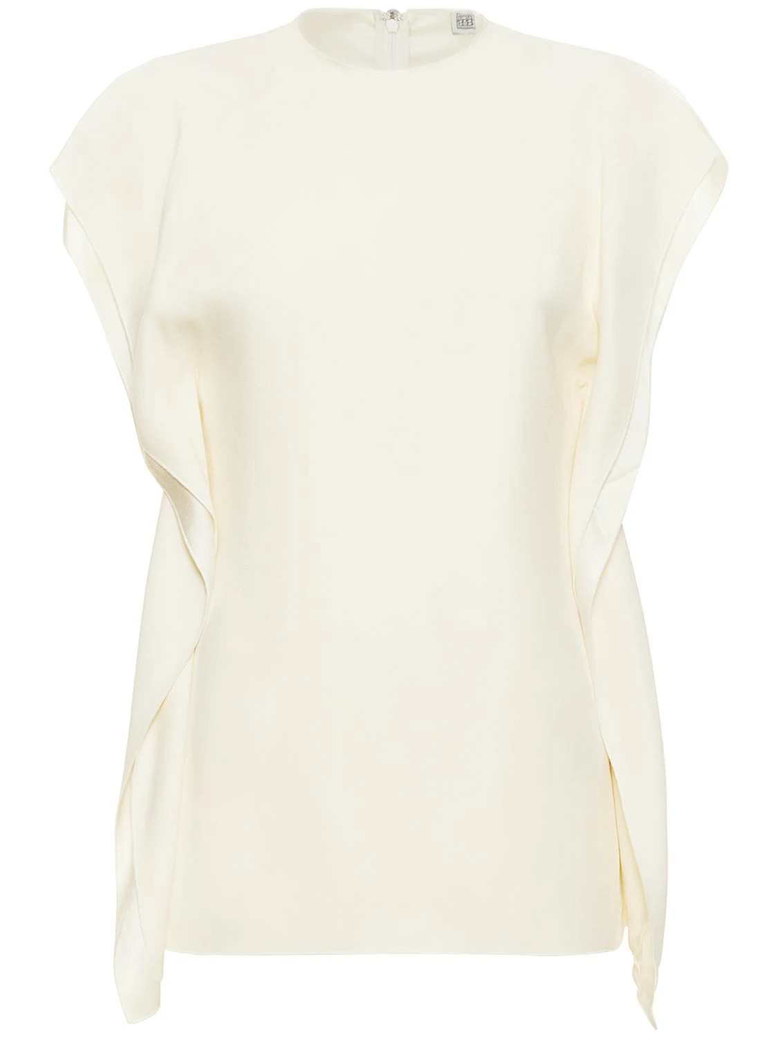Draped Viscose Crepe Top | Luisaviaroma
