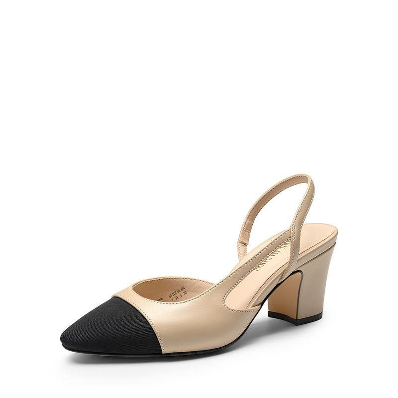 DREAM PAIRS Ankle Strap Slingback Cap Toe Pumps | Dream Pairs